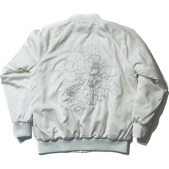 Silence + Noise Monochromatic Souvenir Bomber Jacket Urban Outfitters XS - Picture 4 of 12